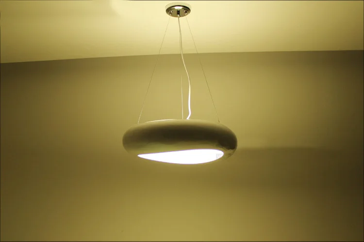 LED Pendent Light Modern Hanging Lamp Hand-made white Resin Cover Personalized Restaurant Dining room Creative Lighting Wholesale Lights & Lighting