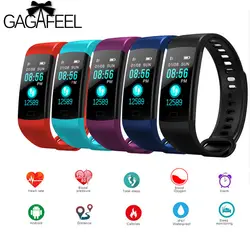 Gagafeel Y5 Smart Браслет монитор сердечного ритма шагомер Фитнес трекер Смарт-часы умный Браслет для Android, iOS