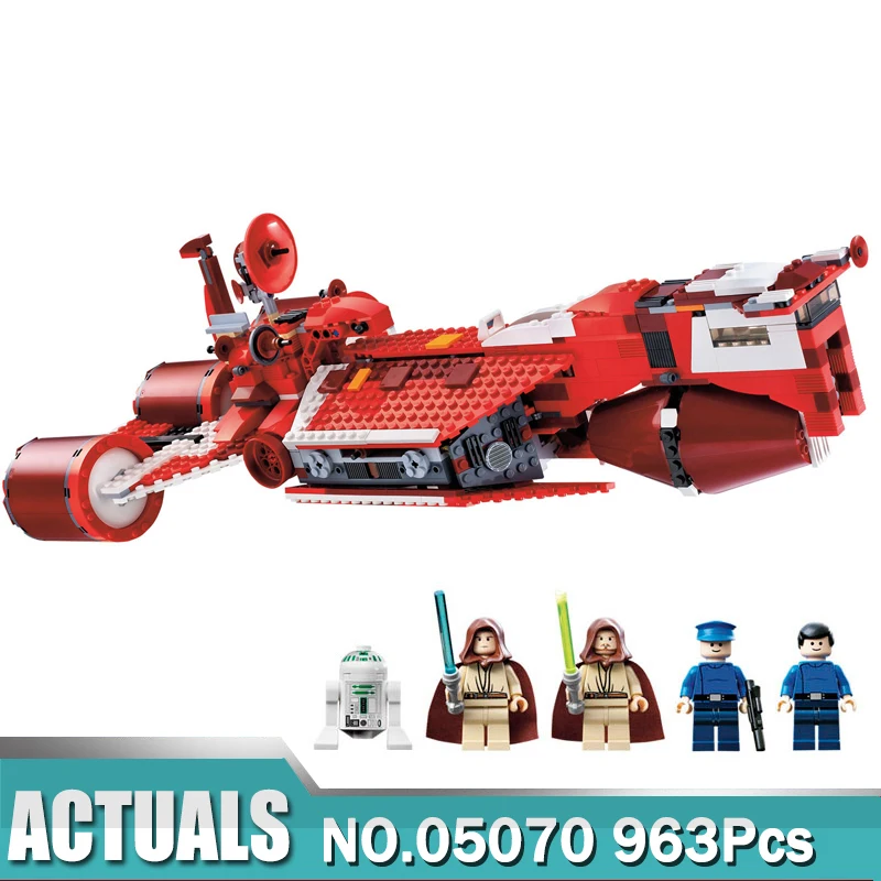 

Star 05070 Wars the Republic Cruiser Model Children Educational Building Blocks Toys Compatible With Lego 7665