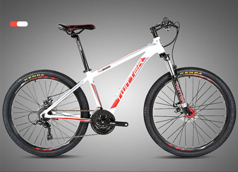 Excellent TWITTER 26 inch 21 Speed Mountain Bike Double Disc Brakes MTB Bike Student Bicycle 5