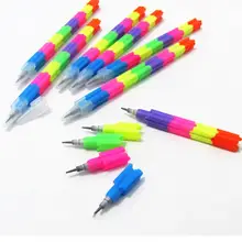 Укладчик своп 8 цветов секционный строительный блок незатачивающийся карандаш Многофункциональный Карандаш для офисных канцелярских принадлежностей 1 шт