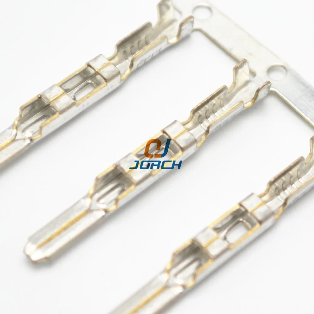 

100pcs Male Superseal 2.8 Series Crimping wire Terminals Metal pins For TE Tyco AMP Fuel Injector Connector Plug 282189-1