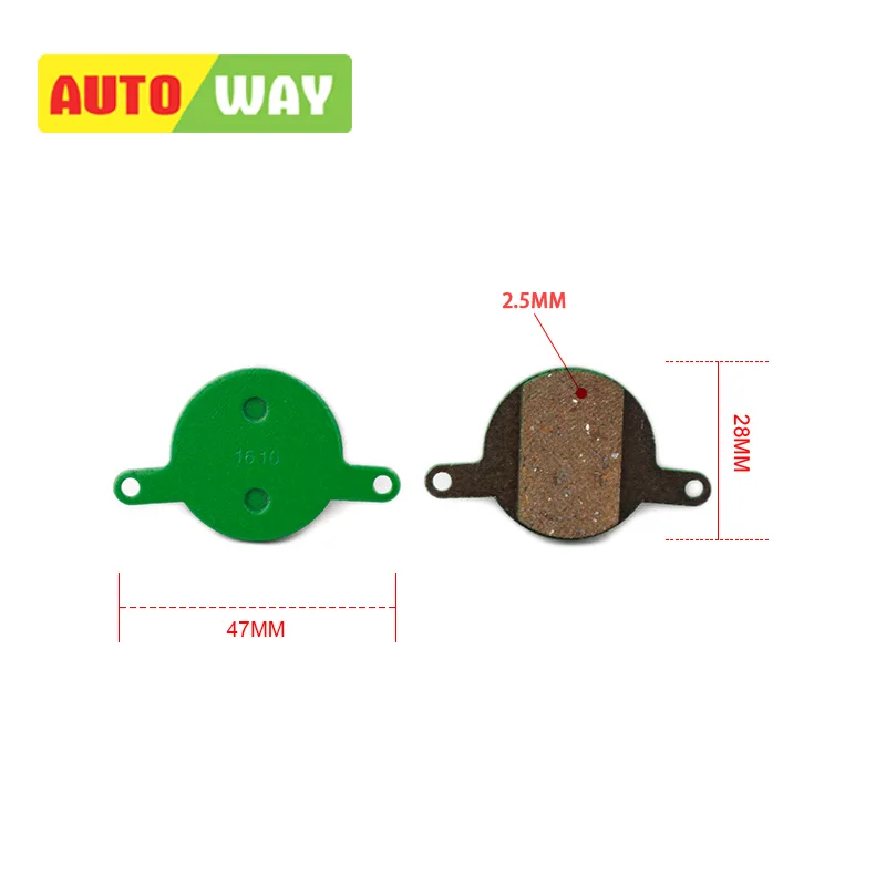 Autoway 6 пар велосипедных дисковых тормозных колодок для Magura Julie 2001 2008 Велоспорт MTB