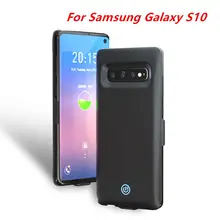 Для samsung Galaxy S10 Батарея чехол Зарядное устройство Чехол Smart 7000 мА/ч, Мощность банка для samsung S10 Батарея чехол