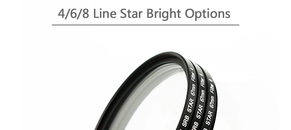 Zomei Star Line Star Filter 4 6 8 Point Filtro Camera Filters 5 _03