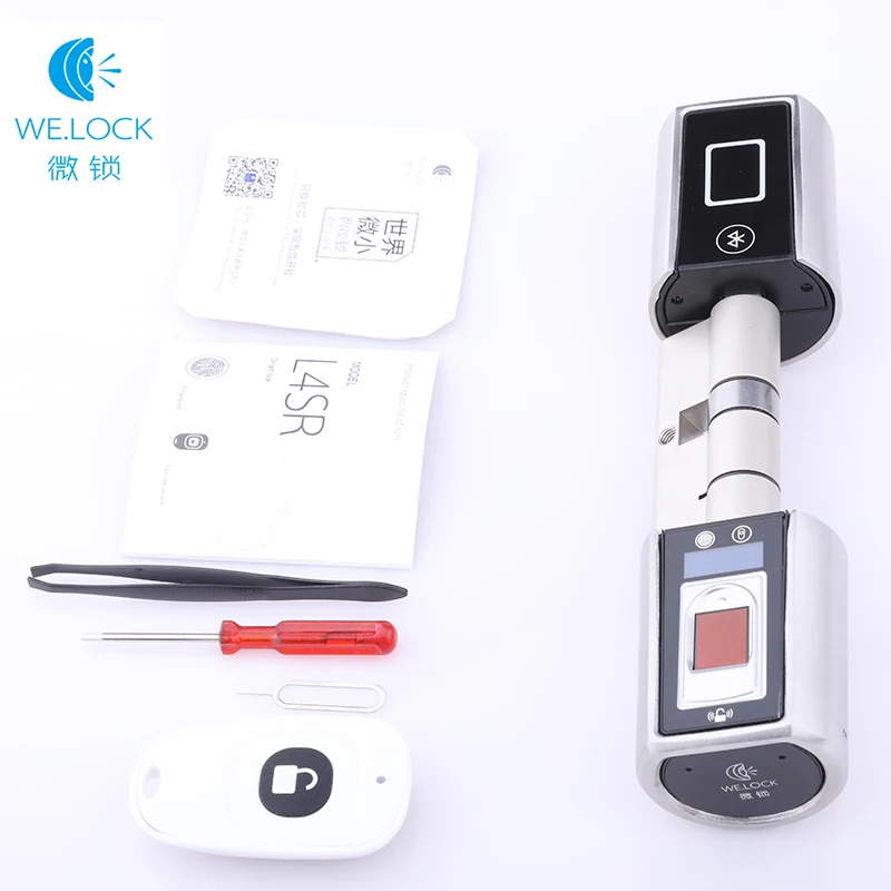 We.lock fingerprint door lock moblie remote control lock for smart door lock