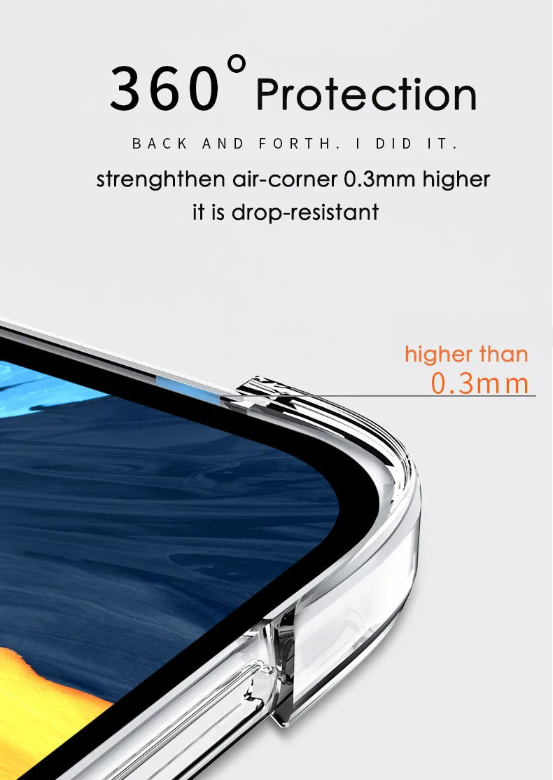 Чехол для iPad 9,7 чехол Pro 10,5 чехол для iPad Air mini 1 2 3 4 5 прозрачный силиконовый защитный чехол из ТПУ