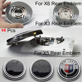 

10Pcs Car Rear Trunk Emblem Auto Tail Boot Badge For X3:51147364375 x5:5147157696 x6:51147196559