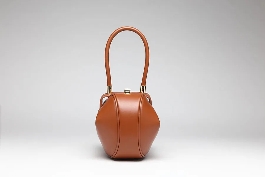 Новые качественные женские сумки из натуральной кожи, Женские однотонные сумки с ручками, винтажные сумки-тоут в форме колокольчика B212