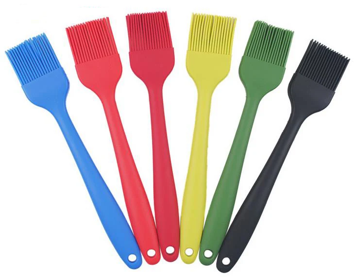 Large Baking Brush Long handled Scrub Brush Silicone Pastry Brush