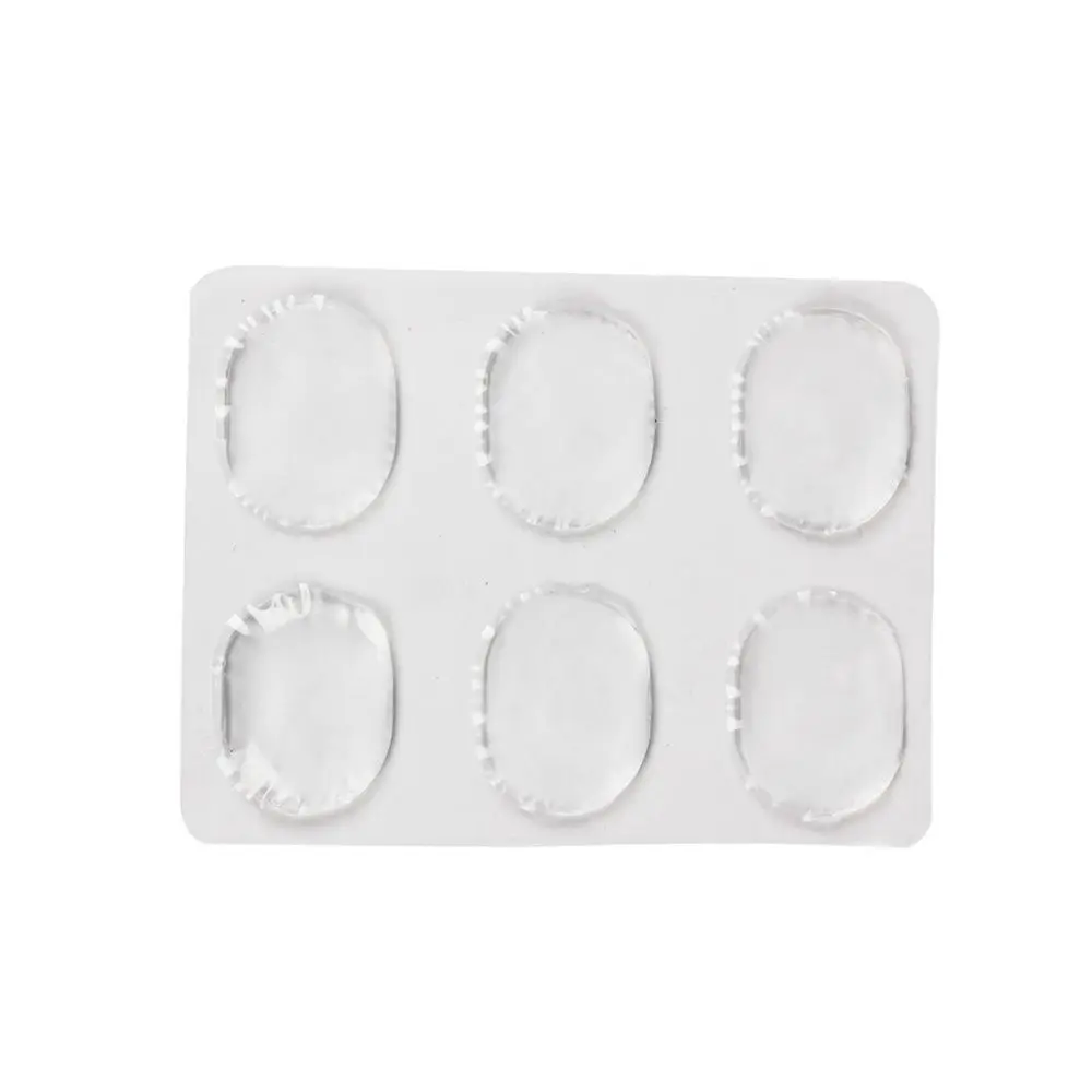 

New 6pcs/set Snare Drum Mute Pad Drum Damper Pads Snare Tom Drum Muffler Mute Transparent Percussion Instrument Accessories