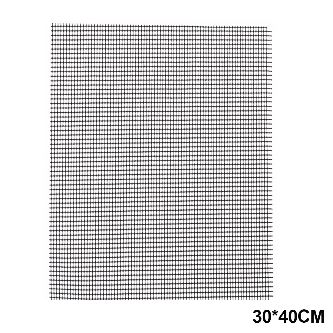 30x40CM Жаровня инструмент для приготовления барбекю сетка коврик для гриля высокая термостойкость паровой коврик для пиццы круглый прямоугольник - Цвет: 30x40CM