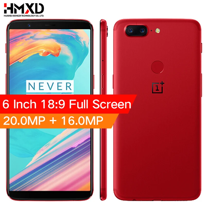 Наличии Oneplus 5 т 6 ГБ 4G B Snapdragon 835 восьмиядерный смартфон 01 &quot20.0MP 16.0MP двойной Камера