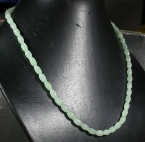 

0100 Natural A JADE Jadeite Bead beads Necklace It is
