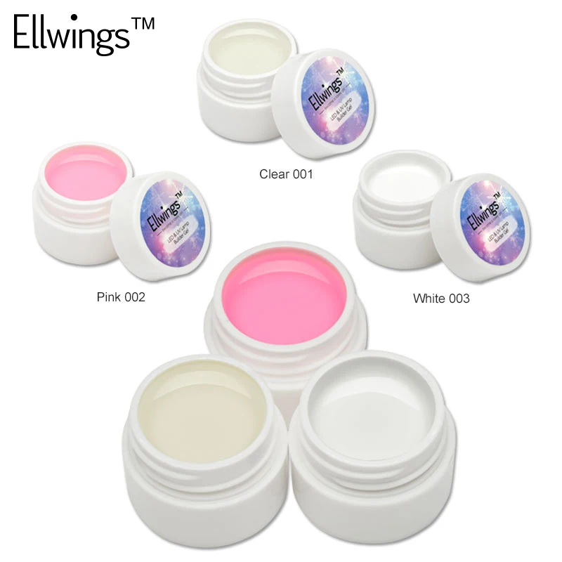 

Ellwings Builder Gel Clear Varnishes Finger Extension UV Gel Polish Primer Nail Art Glue All for Nail Extension for A Manicure