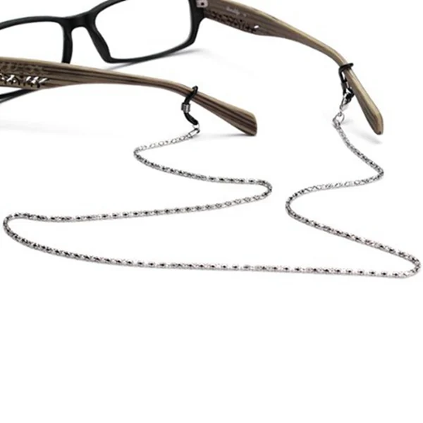 Hot 2 X glasses cord glasses band glasses rope chain sport band metal for glasses 61CM silver Hot 2 X glasses cord glasses band glasses rope chain sport band metal for glasses 61CM silver