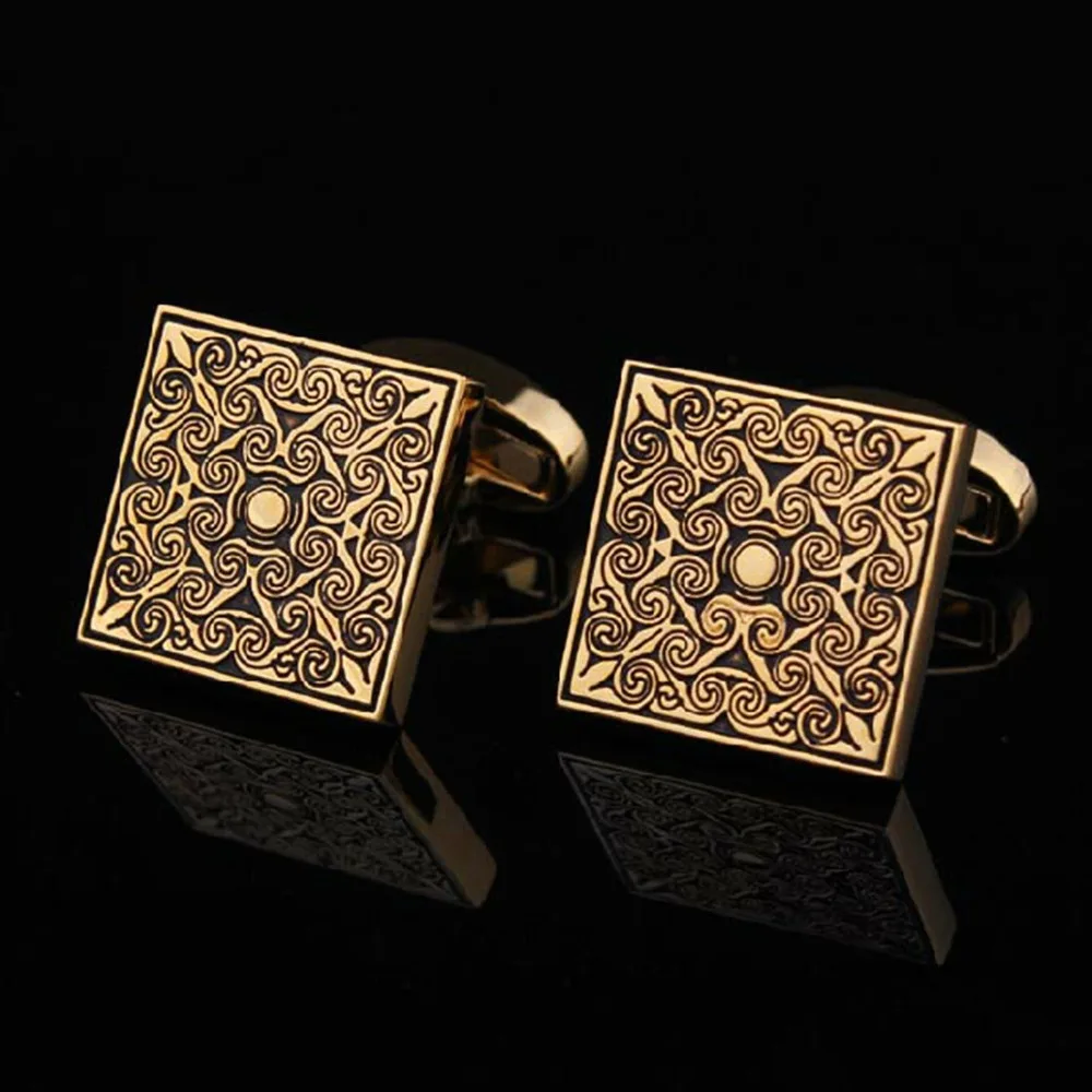 High Quality Men Cuff Links Vintage Mens Wedding Party Gift Classical