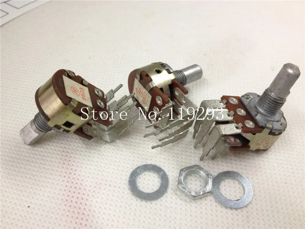 

[BELLA]16 type double potentiometer B50K Clubfoot -15F--10PCS/LOT