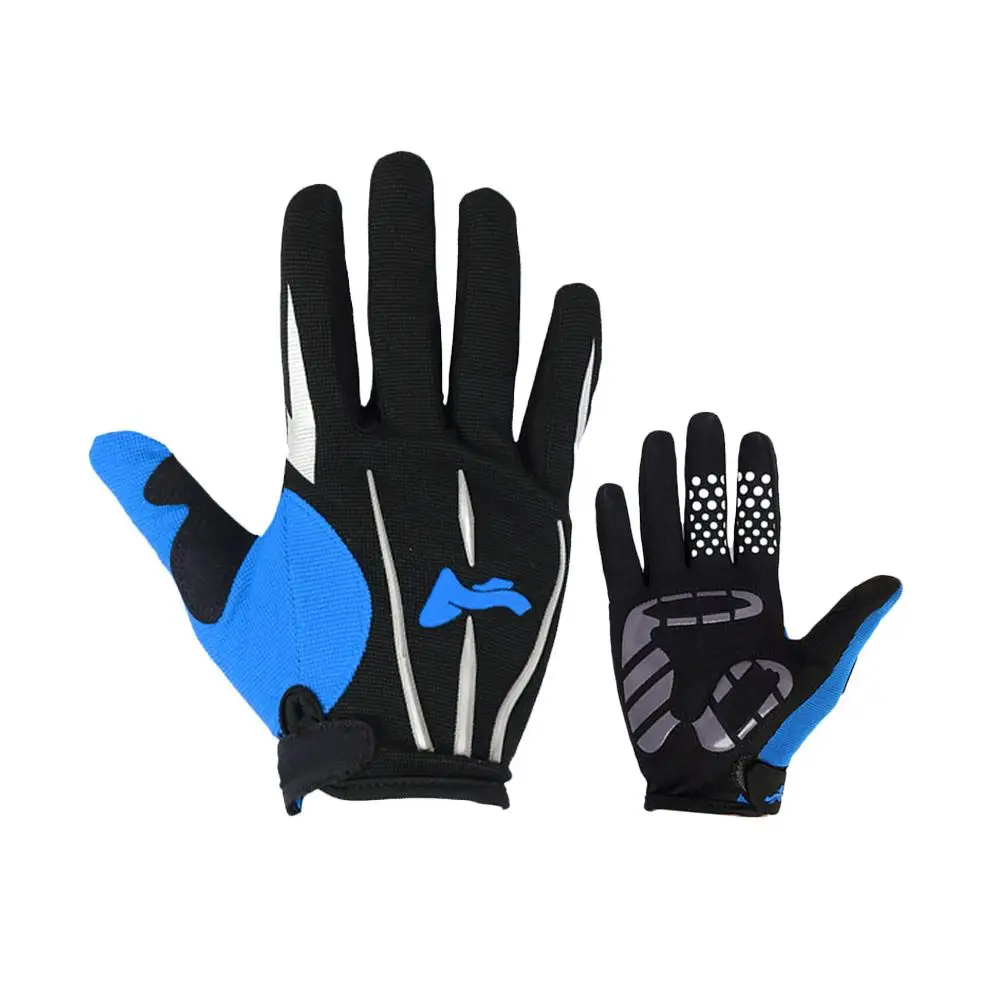 

2018 long White Cycling Gloves Shockproof Gel padded Bike Glove Men Bicycle Full Finger Gloves Women MTB Racing Gloves red