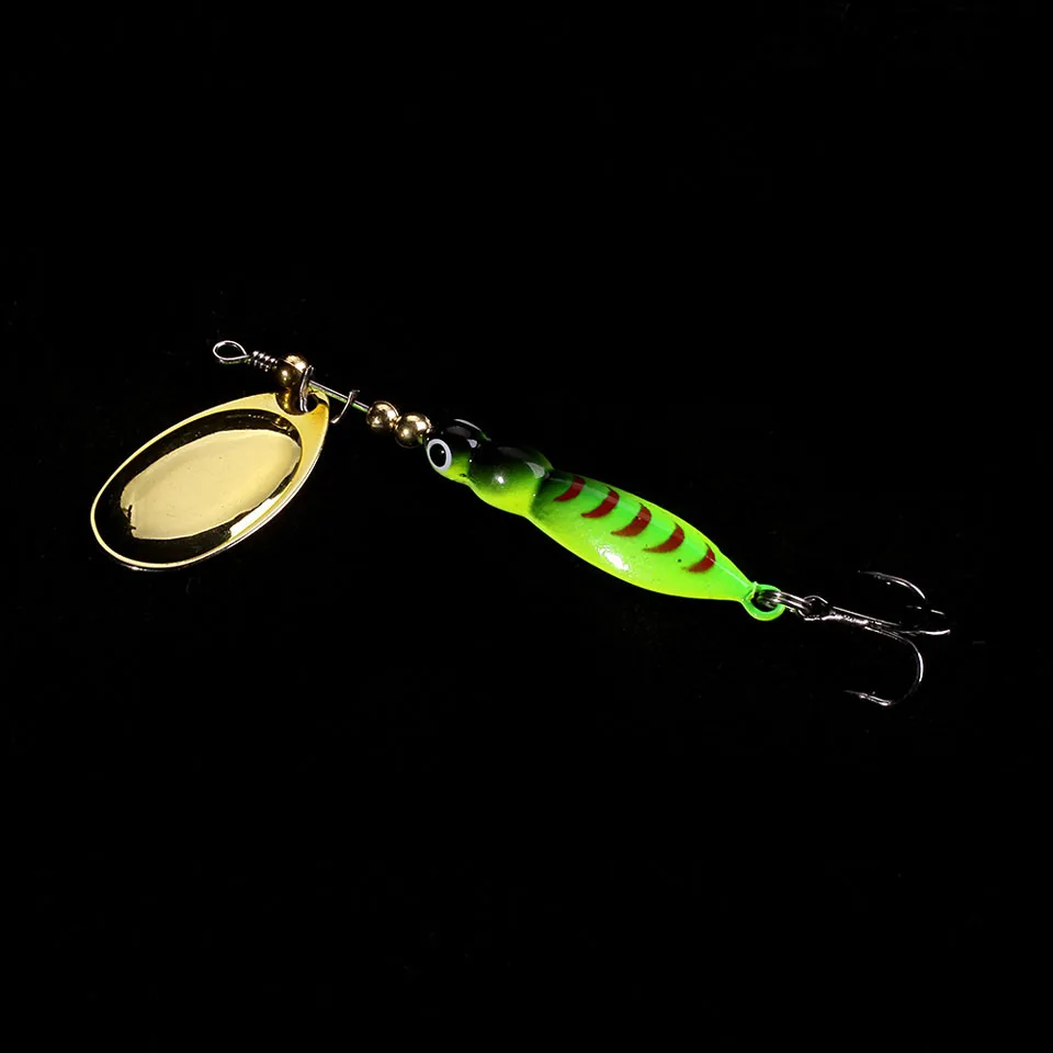 WALK FISH 4 шт./лот 9 см 14 г рыболовные приманки ложка металлическая блесна