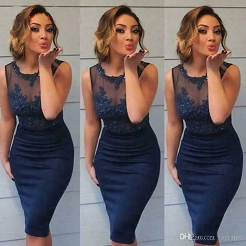 

Elegant Fashion Women Bodycon Dress Evening Party Formal Dress Summer Women Girl Clothes Sleeveless Lace Dresses