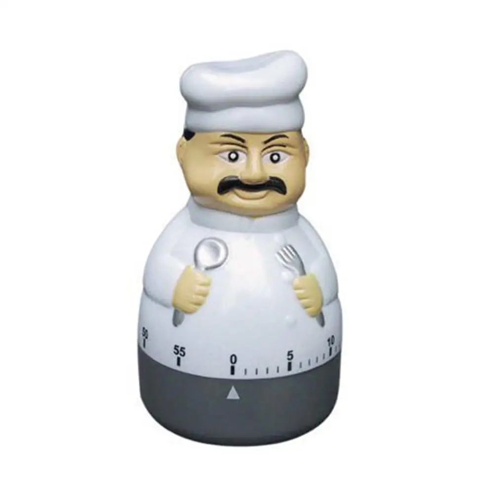 New Chef Style Egg Timer Dial Kitchen Timer Alarm Cooking Countdown