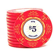 10 шт./партия винтажные Цветочные фишки для покера 9,5 г железо/керамика высокое качество роскошные фишки техасский холдем покер - Цвет: 5