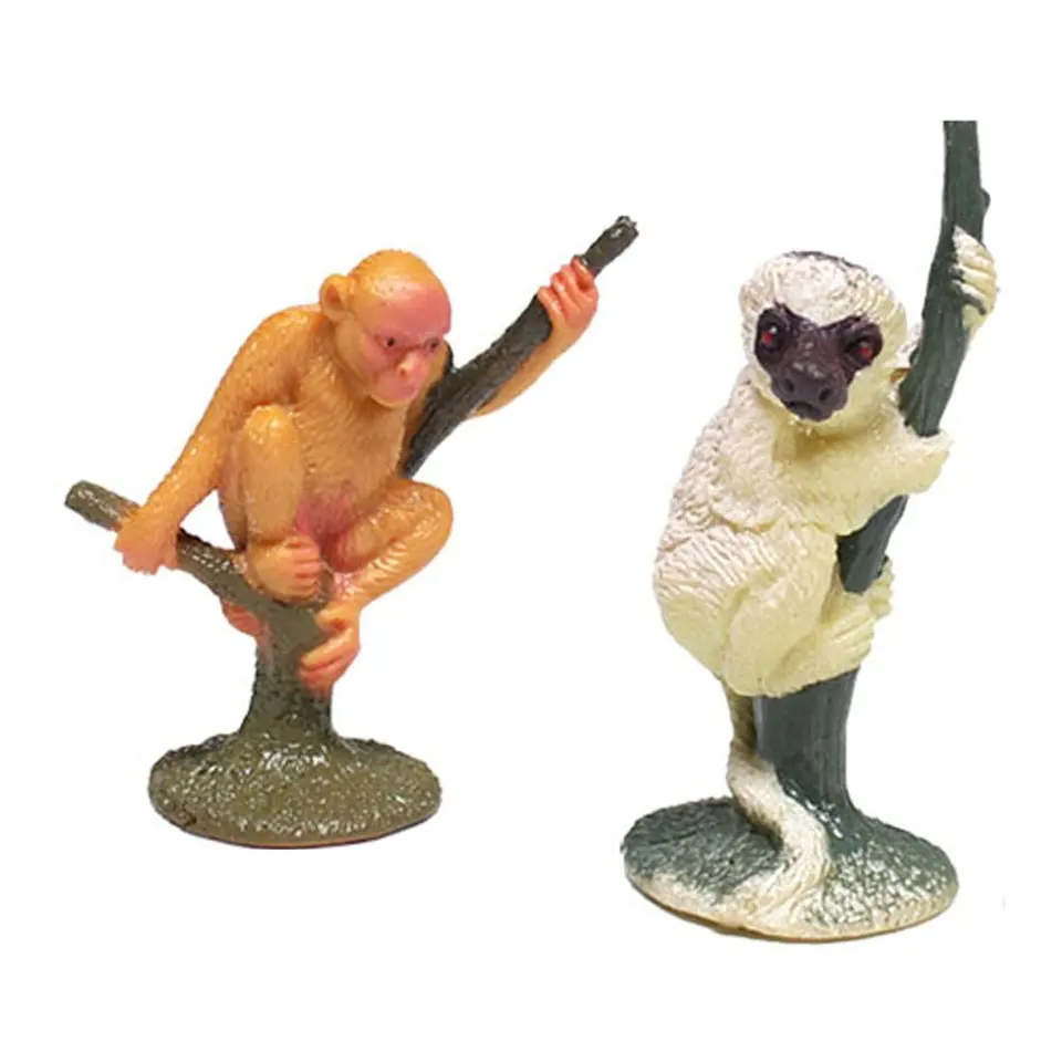 small plastic monkey figures