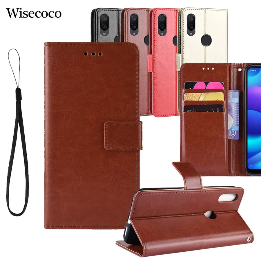 Роскошный кожаный флип чехол для Xiaomi Mi 9 8 Se Mix 3 2 2s A2 A1 Max Pocophone F1 Redmi S2 Note 5 6 7 Pro Go
