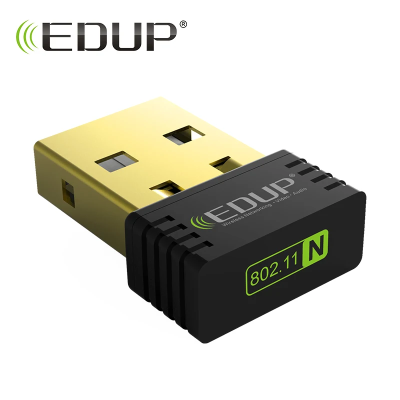 EDUP беспроводной Wi-Fi USB адаптер 150 Мбит/с 802.11b/g/n высокое качество приемник Ethernet