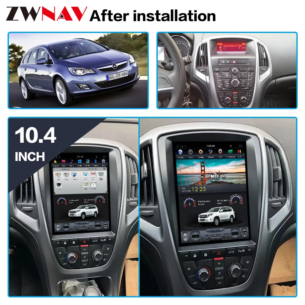Clearance ZWNVA Tesla IPS Screen Android 7.1 Car No DVD Player Radio GPS Navigation For OPEL Vauxhall Holden Astra J 2010 2011 2012 2013 5