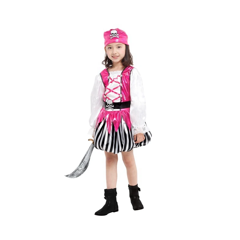 Disfraz de pirata para niña de Piratas del Caribe, disfraz de pirata para  Cosplay de Chico, disfraz de fantasía para carnaval|Disfraces para niñas| -  AliExpress