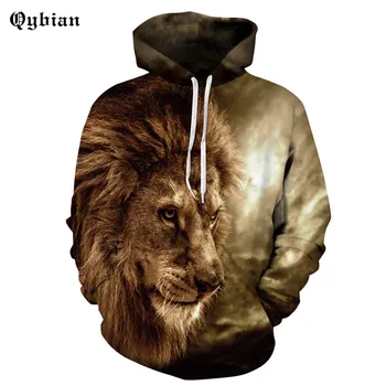 

2017 new large size 3D Hoodie Jungle lion Print men women Hoodies Sweatshirts 3d hoodie Sweatshirt for men
