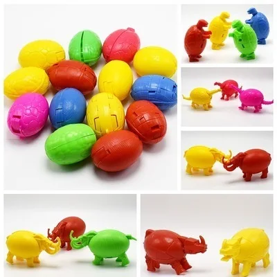 New Children puzzle assembled novelty deformation dinosaur eggs interesting small toys fun gift can be wholesale