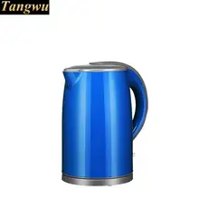 Двойной Горячий Электрический чайник из нержавеющей стали с 1,7 литров быстрое закипание чайник 304