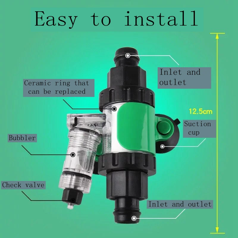 Эффективный внешний co2 распылитель с регулятор для аквариума и интегрированные обратный клапан 3 в 1 для водная Трава Аквариум