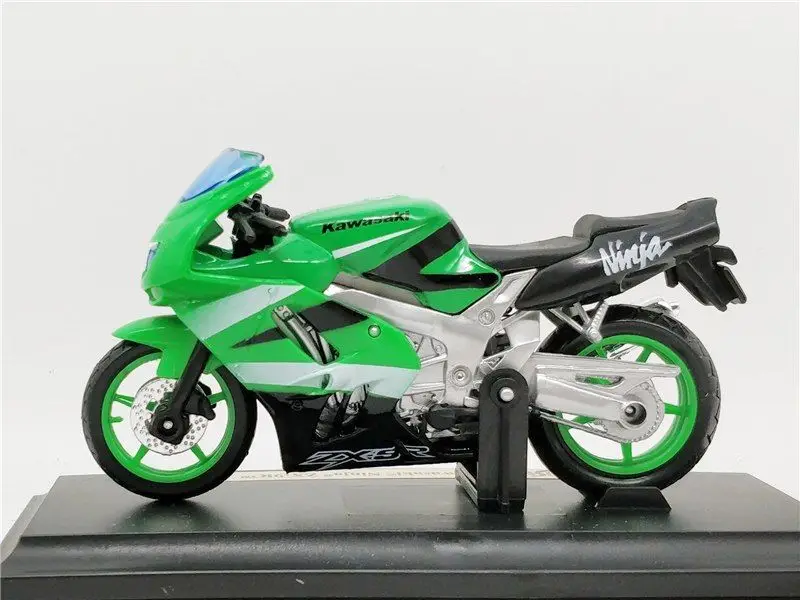 New Miniature Maisto 1:18 Scale Kawasaki Ninja ZX-9R Motorcycle Diecast Model 