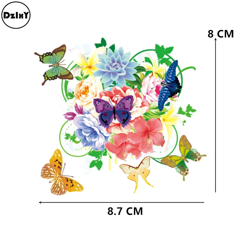 30 стилей) цветы железа на теплопередачи патчи для детской одежды DIY полоса аппликация на футболку А-уровень моющиеся пользовательские наклейки