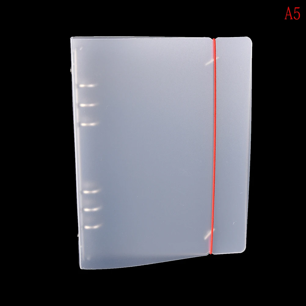 Новинка A5 A6 полупрозрачный, полипропилен, спиральный переплетный блокнот с 6 отверстиями, блокнот для ноутбука, аксессуары, канцелярские принадлежности