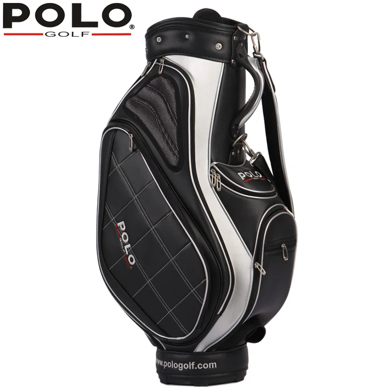 Brand Genuine Golf Cart Bag Waterproof PU Men Standard Ball Bag Capacity11-13 Golf Club High-quality Anti-Friction Clubs Package