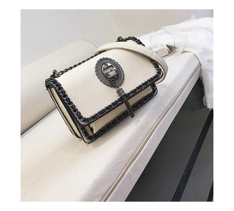 Yuhua, новые модные женские сумочки, трендовая сумка-мессенджер для отдыха, простая Корейская версия женской сумки, сумка через плечо на цепочке