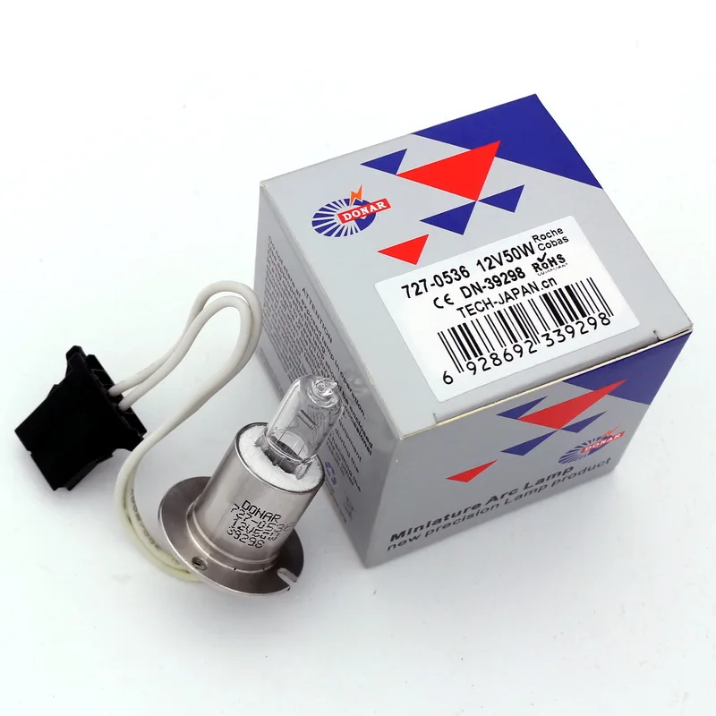 para a Roche Lâmpada Cobas C502 C701 C702 C711 Hitachi Labospect 003 008 C6000 C8000 12v50w Sobressalente 727-0536 12 v 50 w