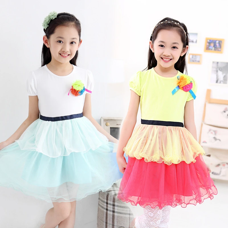 tri colour dress for girl near me