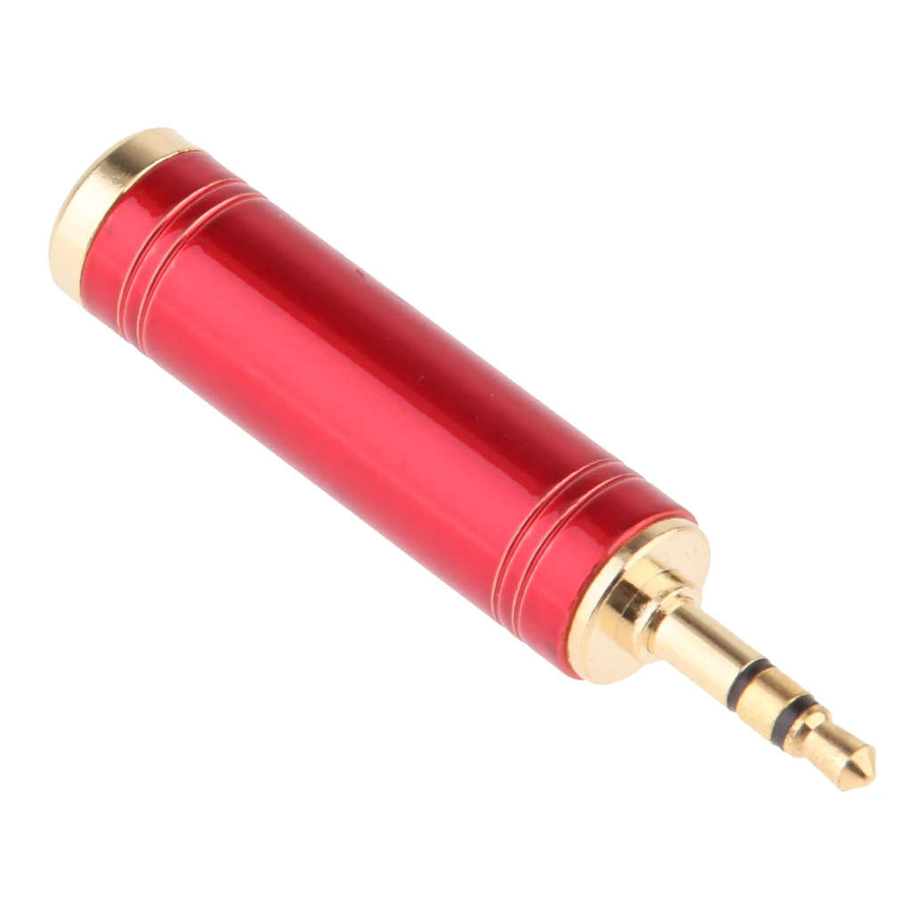 Gold Plated 3.5mm To 6.35 Mm Male To Female Stereo Jack Adapter 3.5mm to 6.35mm stereo adapters Connect audio devices 