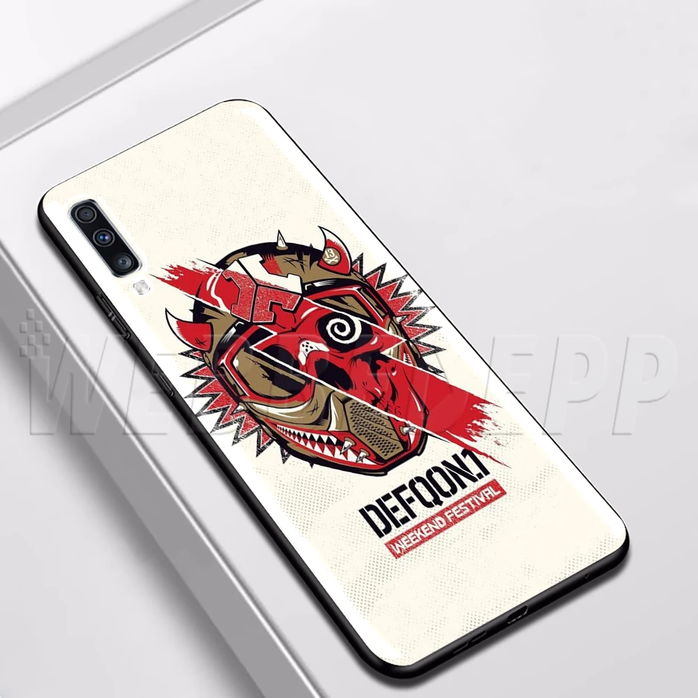 WEBBEDEPP твердый стиль defqon 1 мягкий чехол из ТПУ для Samsung A3 A5 A6 A7 A8 A9 J6 Plus 2016 2017