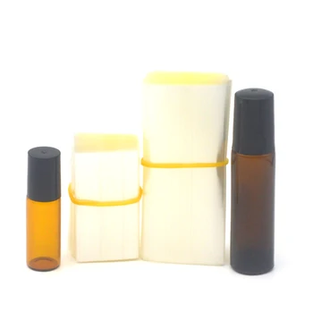 

2000Pcs Clear Heat Shrink Wrap Film Tube for Essential Oil Bottles 5ml 10ml Glass Bottle PVC Shrink Film Fast Shipping