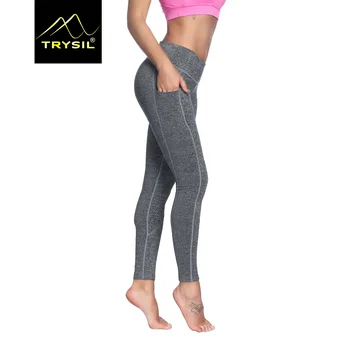 

Women's Yoga Pants Running Pants Tights Tummy Control Workout Running 4 Way Stretch Yoga Leggings Tights High Waist with Pocket