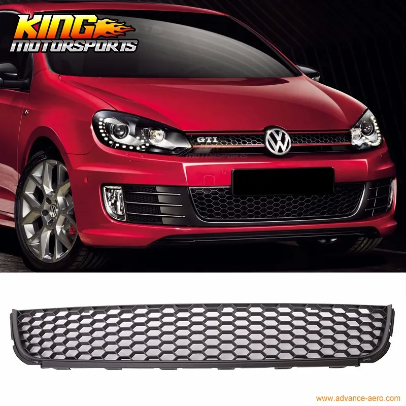 Для 10-14 VW Гольф/TDI/Jetta MK6 Honeycomb Сетки Нижняя передняя решетка гриль-ABS США внутренний Лидер продаж