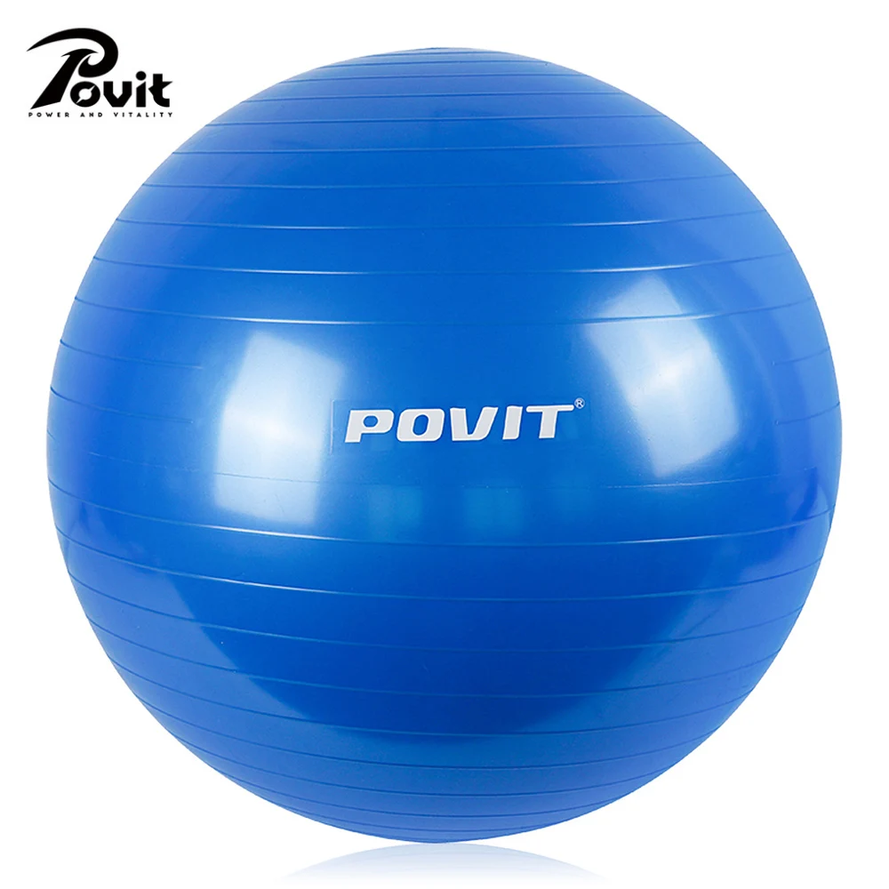 Povit P-9214 65 см ПВХ йога мяч с насосом упражнения Фитнес оборудование для Фитнес баланс тренировки