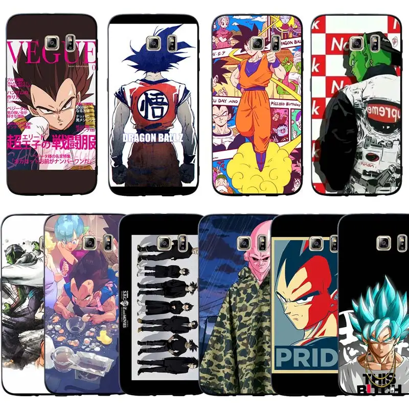 

Comic Dragon Ball Phone Cases Cover For Samsung Galaxy S10 e S9 S8 S7 S6 Edge Plus Soft case